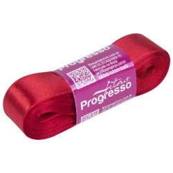 Fita de cetim simples 10mt x 22mm vermelho 209 Progresso CF005