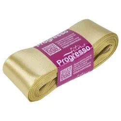 Fita de cetim simples 10mt x 38mm ouro 228 Progresso CF009