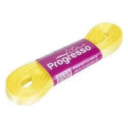 Fita de cetim simples 10mt x 07mm amarelo canário 242 Progresso CF001