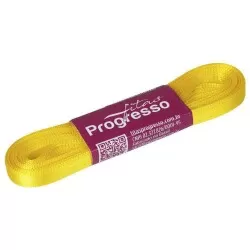 Fita de cetim simples 10mt x 07mm amarelo gema 763 Progresso CF001