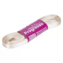 Fita de cetim simples 10mt x 07mm bege 236 Progresso CF001