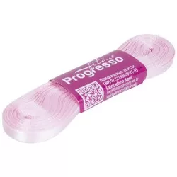 Fita de cetim simples 10mt x 07mm rosa bebê 310 Progresso CF001