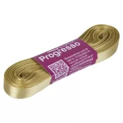 Fita de cetim simples 10mt x 10mm ouro 228 Progresso CF002