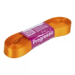 Fita de cetim simples 10mt x 15mm laranja 066 Progresso CF003