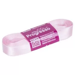 Fita de cetim simples 10mt x 15mm rosa bebê 310 Progresso CF003