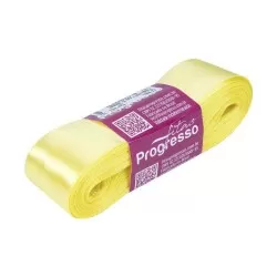 Fita de cetim simples 10mt x 30mm amarelo canário 242 Progresso CF007