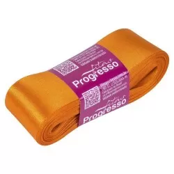 Fita de cetim simples 10mt x 38mm laranja 066 Progresso CF009