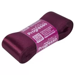 Fita de cetim simples 10mt x 38mm marsala 1355 Progresso CF009