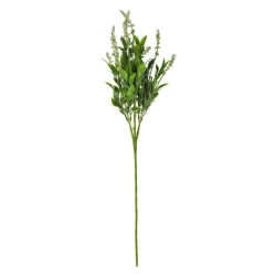 Flor buquê folhas lavanda 68cm 4369