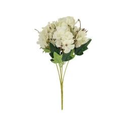 Flor buquê hortênsia mini com 05 galhos 32cm 1346