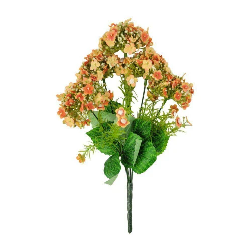 Flor buquê hortênsia mini com 05 galhos 40cm 4443