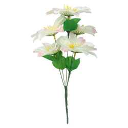 Flor buquê lírio com 05 galhos 30cm 425 Ciaflor