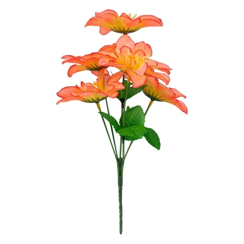 Flor buquê lírio com 05 galhos 30cm 425 Ciaflor