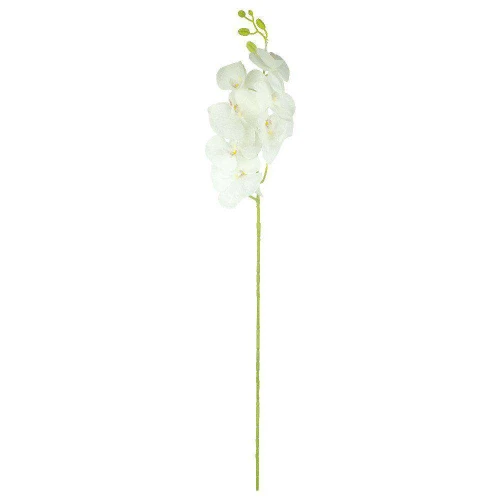 Flor haste orquídea com 08 flores 105cm Va577