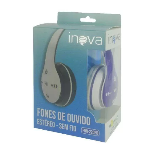 Fone de ouvido headphone wireless/SD FON-2202D Inova