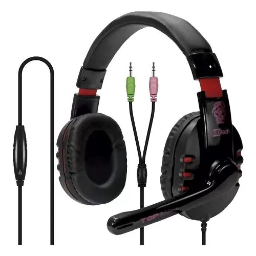 Fone de ouvido headset gamer P2/P3 com microfone HG01 MBtech