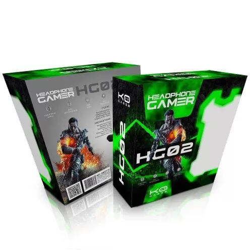 Fone de ouvido headset gamer HG02 P2 com microfone MBtech