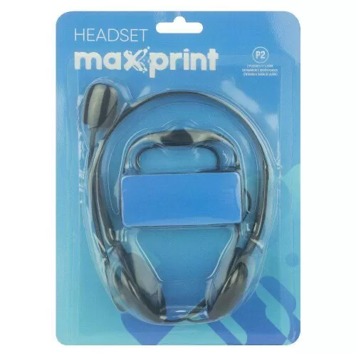 Fone de ouvido headset P2 com microfone Maxprint