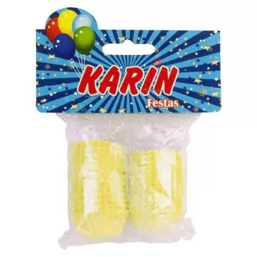 Forma de brigadeiro amarela n°5 com 200 unidades Karin