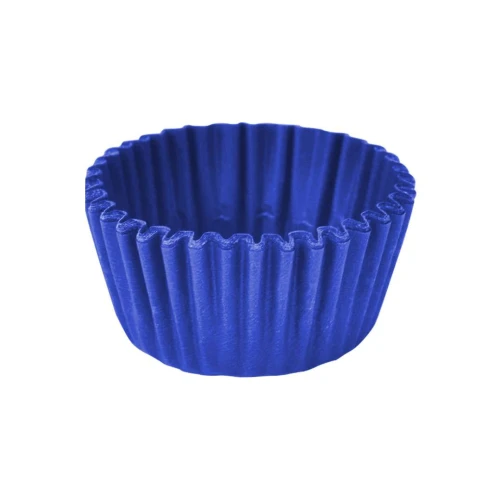 Forma de brigadeiro nº5 azul royal com 100 unidades Mago