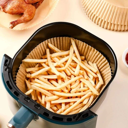 Forma de papel para air fryer 16cm com 50 unidades descartável