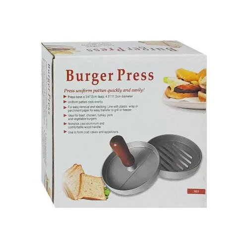 Forma molde para hamburguer inox 11,5CMX2cm Fortebras