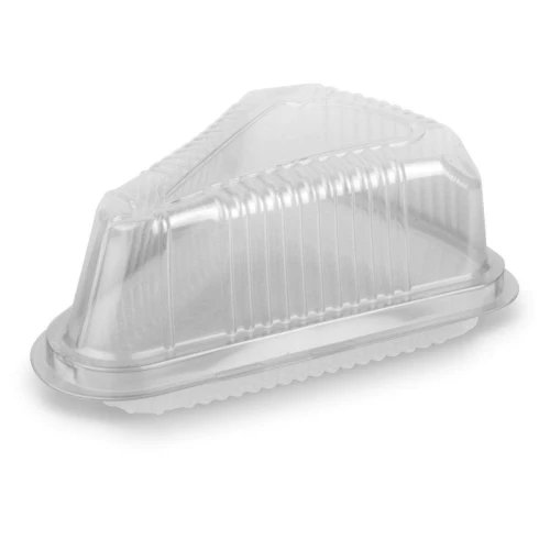 Forma plástica para fatia de torta bp-630 12cmx6cm com 100 unidades bipack