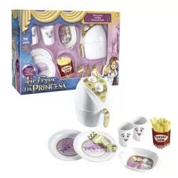 Fritadeira air fryer da princesa com acessórios Zuca Toys