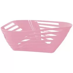 Fruteira de mesa plástica rosa Uz.Utilidades