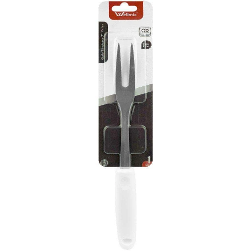 Garfo para churrasco inox trinchante 30cm Wellmix