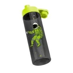 Garrafa para água plástica life 700ml astronauta