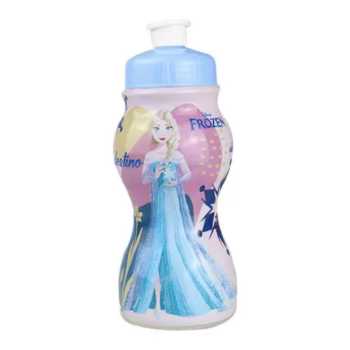 Garrafa plástica infantil 250ml sleeve Frozen Plasduran