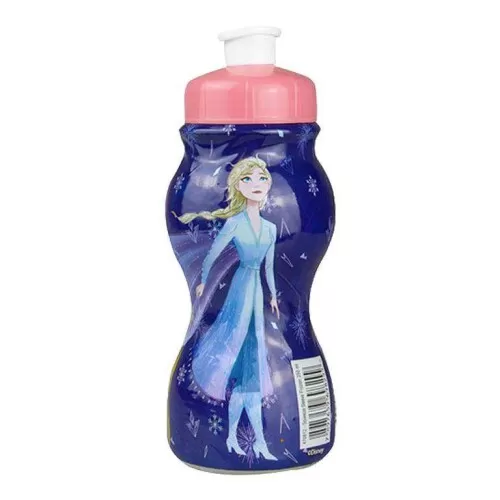 Garrafa plástica infantil 250ml sleeve Frozen Plasduran