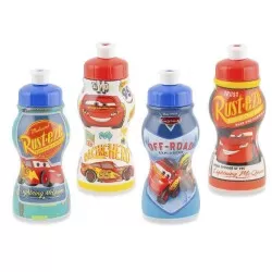 Garrafa plástica infantil 250ml sleeve carros Plasduran