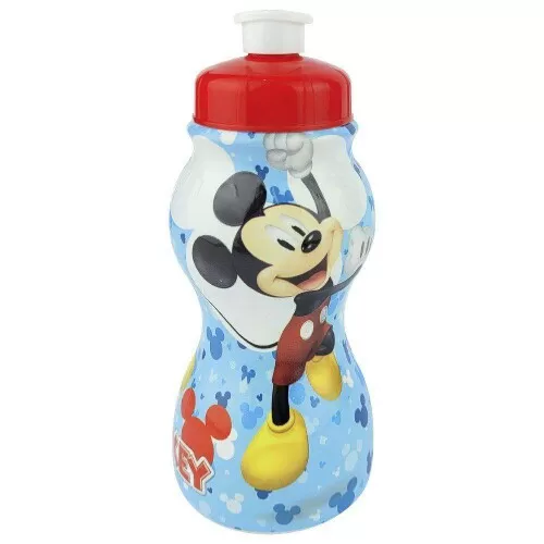 Garrafa plástica infantil 250ml sleeve mickey Plasduran