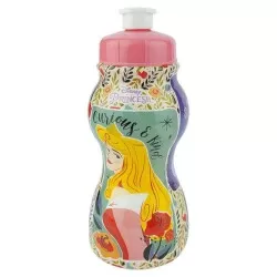 Garrafa plástica infantil 250ml sleeve princesas Plasduran