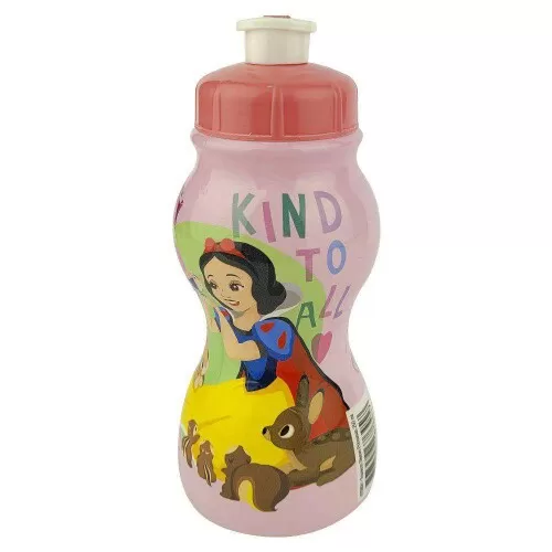 Garrafa plástica infantil 250ml sleeve princesas Plasduran