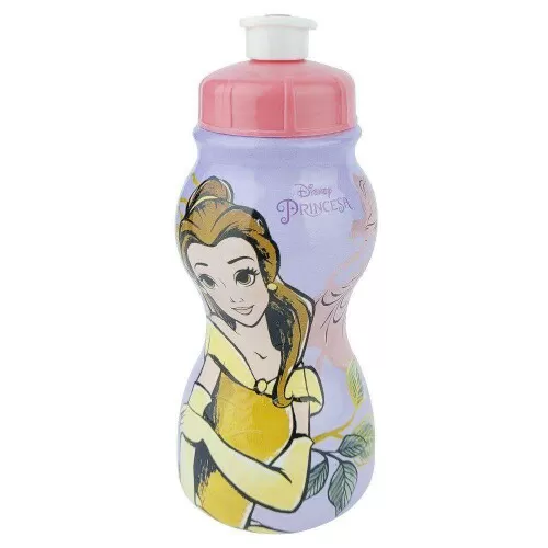 Garrafa plástica infantil 250ml sleeve princesas Plasduran