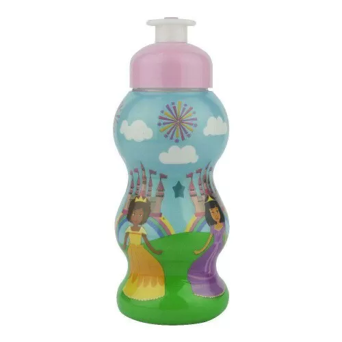 Garrafa plástica infantil 300ml princesas Panamby