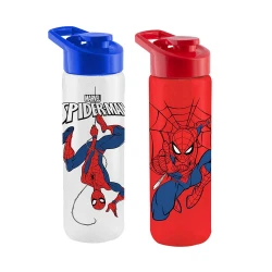 Garrafa plástica squeeze 700ml Spider Man Plasduran