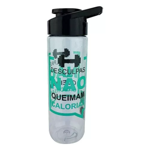 Garrafa plástica squeeze 700ml frases Plasduran 470550