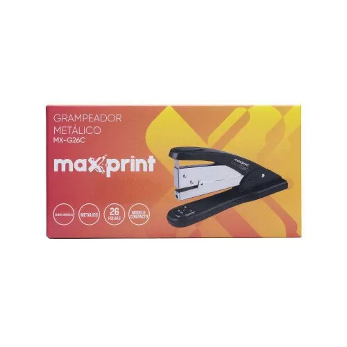 Grampeador 24/6 e 26/06 para 26 folhas Maxprint