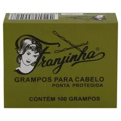 Grampo para cabelo loiro grande com 100 n° 7 Franjinha