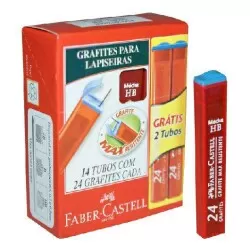 Grafite 0.7 macio com 12x24 Faber Cstell