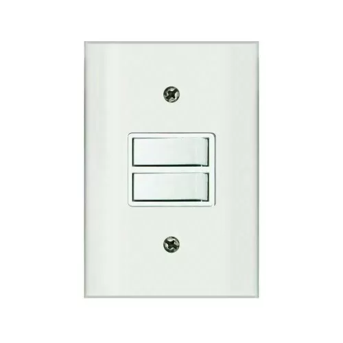 Interruptor duplo branco placa homelink F.C