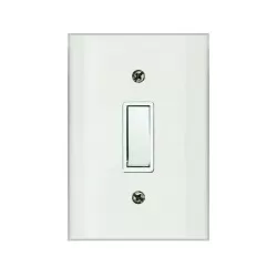 Interruptor simples branco placa homelink F.C