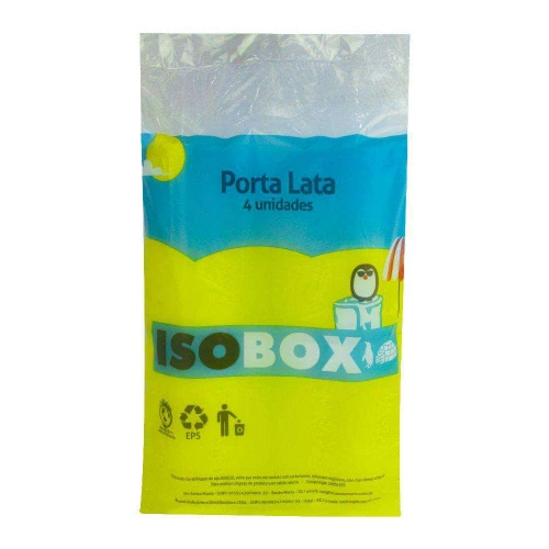 Isopor para latinhas 350ml com 04 unidades