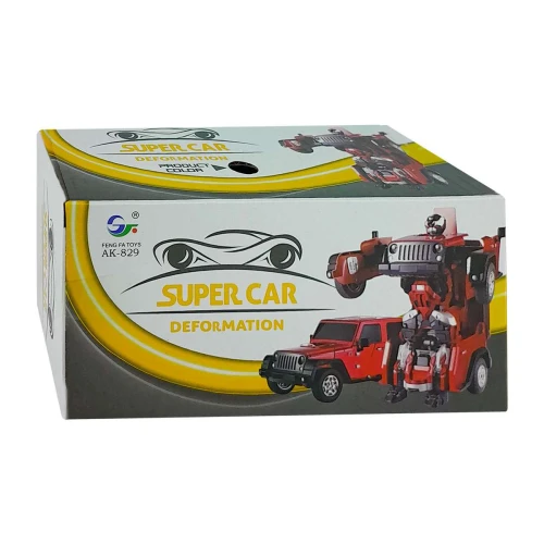 Jipe robô super car com som e luz 16cm Balul