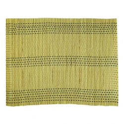 Jogo americano para mesa bambu 30x40cm com 01 unidade sortido Tokyo Desing