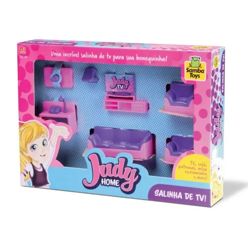 Jogo de salinha Tv Judy Home 08 peças Samba Toys